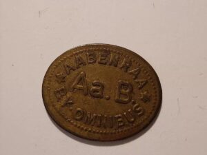 Aabenraa Omnibus - Bus - Denmark Vintage Token
