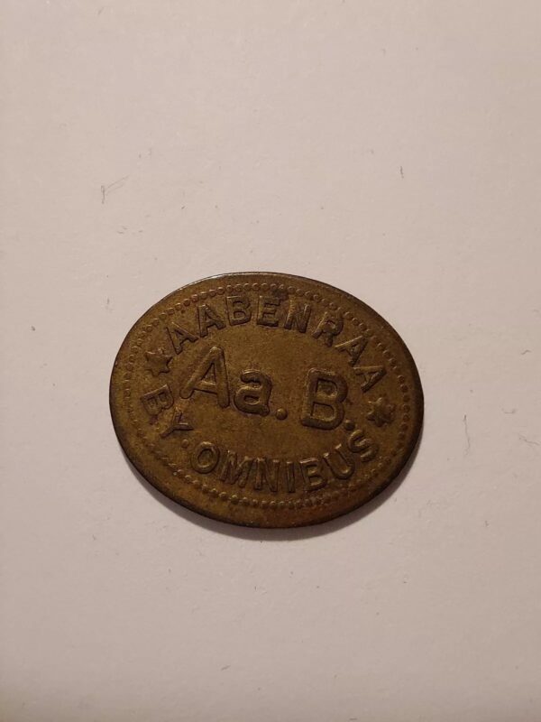 Aabenraa Omnibus - Bus - Denmark Vintage Token