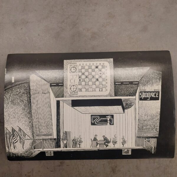 Iceland 1972 Fischer Spassky postcard