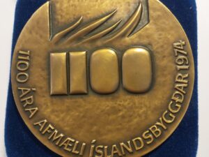 1974 Iceland 1100 years medal
