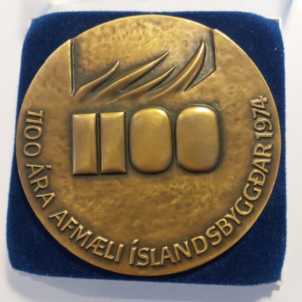 1974 Iceland 1100 years medal