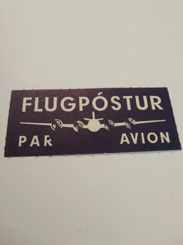 Flugpostur Stamp - Iceland