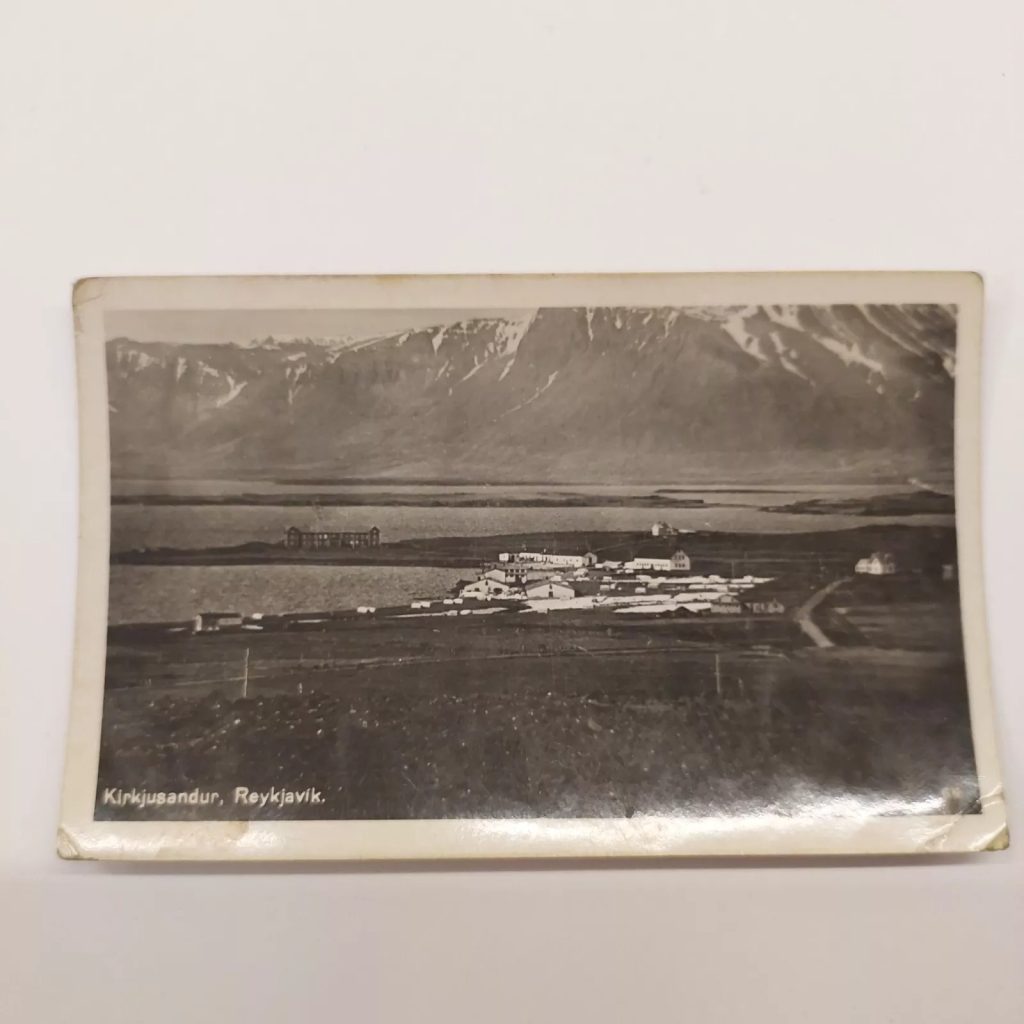 Iceland Vintage Photograph - Photo Print - Kirkjusandur Reykjavik - 8x5cm