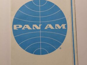 PAN AM Ticket Jacket JFK - KEF Iceland