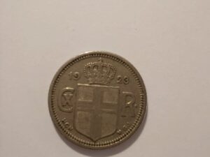 10 Aurar 1923 Iceland Coin