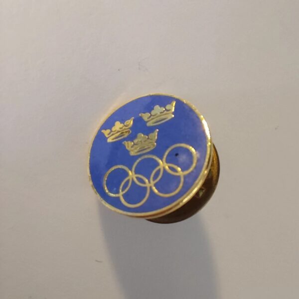 SWEDEN CROWNS OLYMPICS - Vintage Pin - Badge