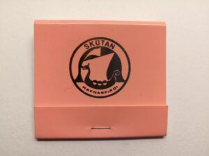 Skutan Iceland Vintage Matchbook