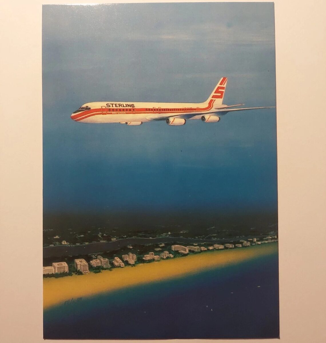 Sterling Airways postcard