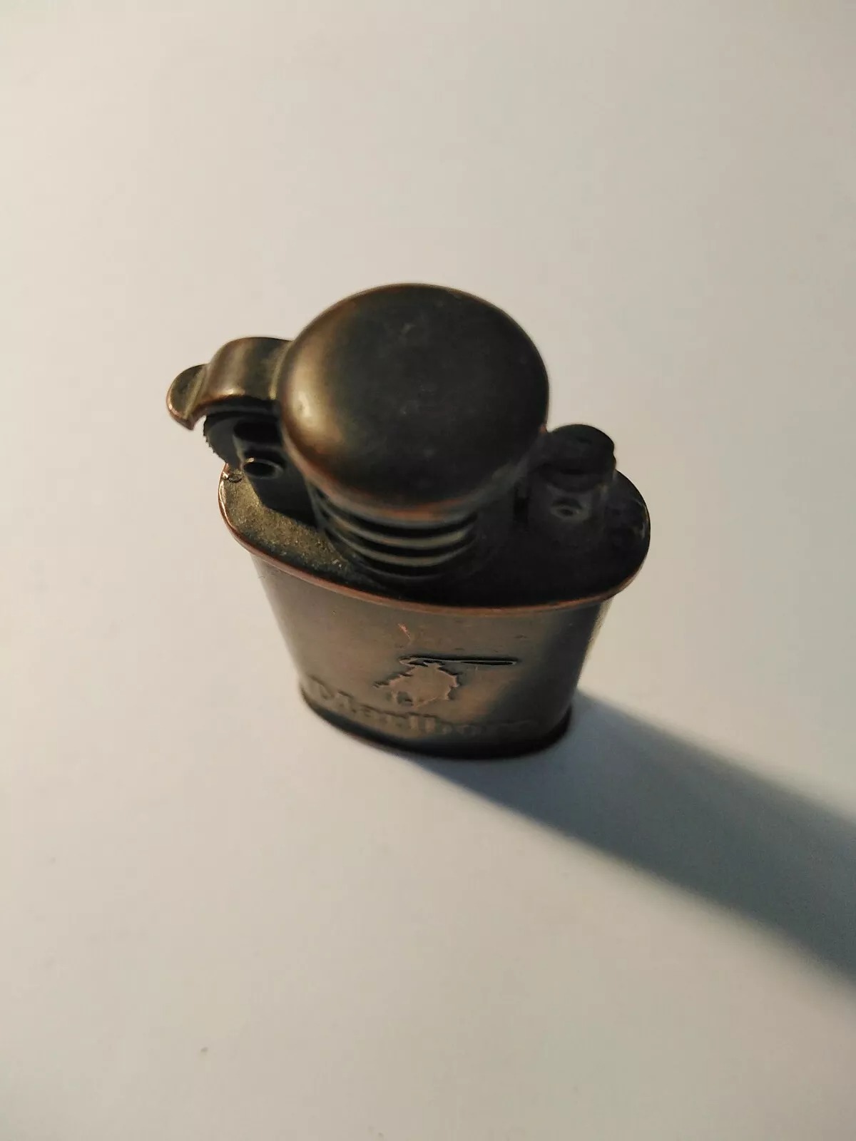 Marlboro Cowboy Brass Cigarette Lighter – Vintage Promotional - Image 3