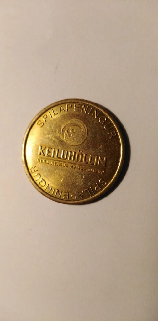 Iceland Keiluhöllin bowling token