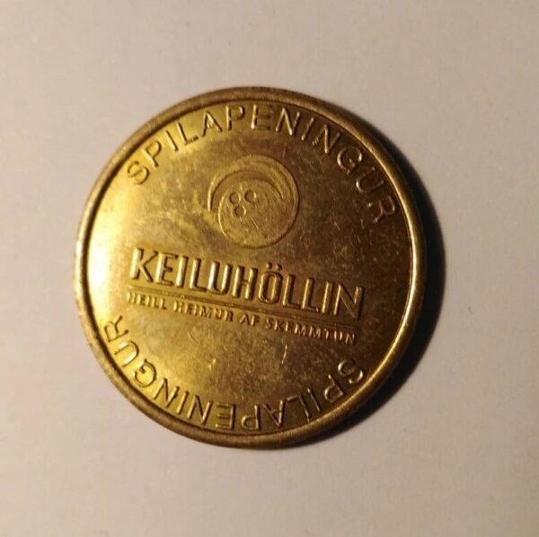 Iceland Keiluhöllin bowling token