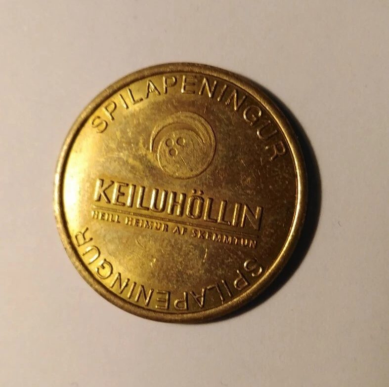 Iceland Keiluhöllin bowling token