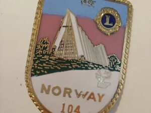 Norway - 1992 - MD 104 -  Lions Club Pin