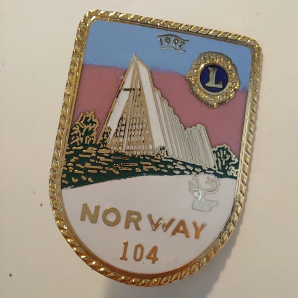Norway - 1992 - MD 104 -  Lions Club Pin
