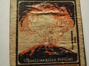 Heklu - Hekla Volcano Eldspytur Iceland Vintage Matchbox