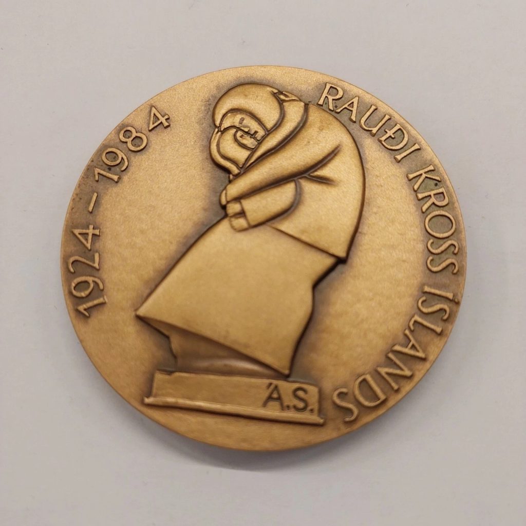 1984 Red Cross Bronze Medal Iceland