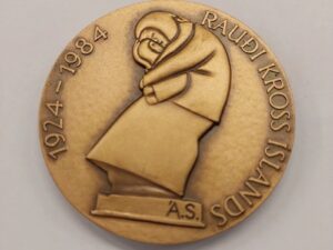1984 Red Cross Bronze Medal Iceland