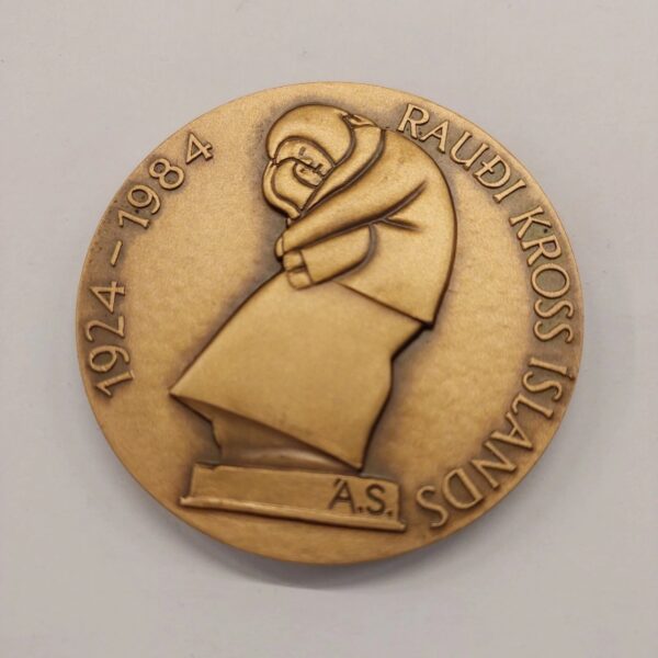1984 Red Cross Bronze Medal Iceland