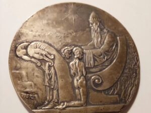 ICELAND 10 KRONUR COIN 1930 ALTHINGI ORIGINAL BOX - SILVER