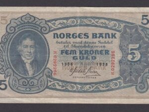 Norway - 5 Kroner 1938 Banknote