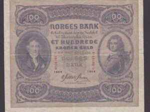 Norway - 100 Kroner 1944 Banknote
