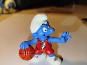 Smurfs Basketball Player Figurine 2002