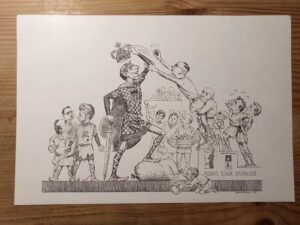 World chess championship 1972 - Bobby Fischer vs. Spassky large postcard Iceland