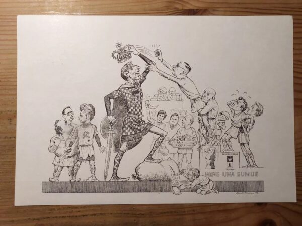 World chess championship 1972 - Bobby Fischer vs. Spassky large postcard Iceland