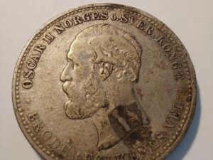 Norway 2 Kroner 1894 Coin