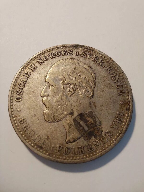Norway 2 Kroner 1894 Coin