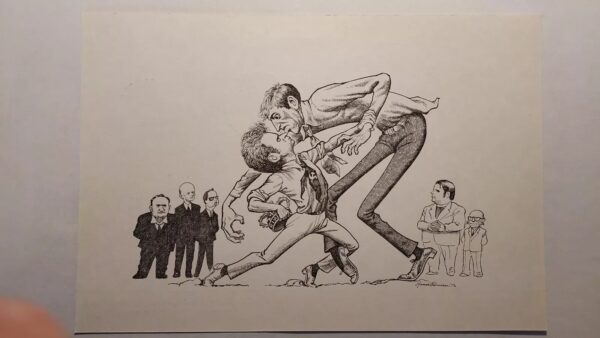 World chess championship 1972 - Bobby Fischer vs. Spassky large postcard Iceland