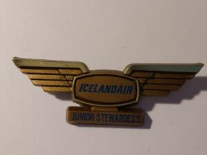 Icelandair junior stewardess wings pin