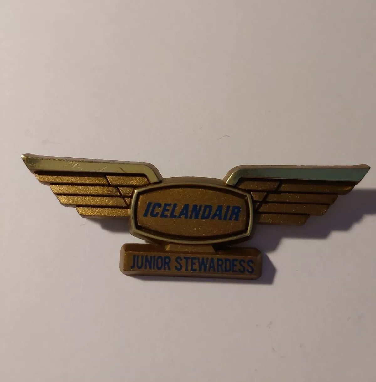 Icelandair junior stewardess wings pin