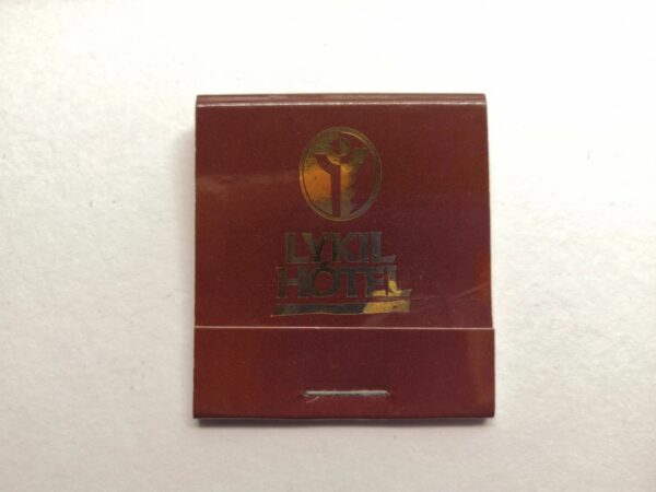 Lykil Hotel Iceland Vintage Matchbook
