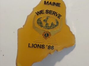 1988 - Maine We Serve -  Lions Club Pin
