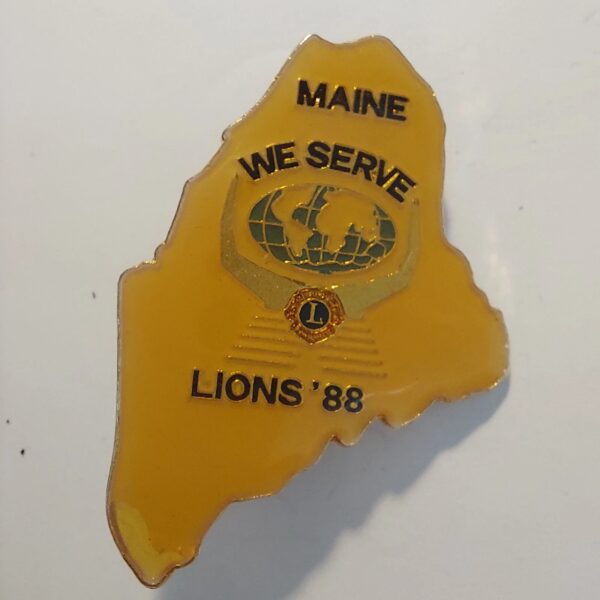 1988 - Maine We Serve -  Lions Club Pin