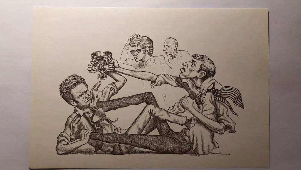 World chess championship 1972 - Bobby Fischer vs. Spassky large postcard Iceland