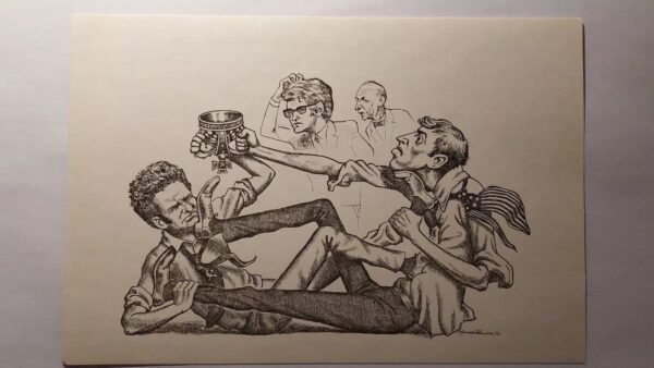 World chess championship 1972 - Bobby Fischer vs. Spassky large postcard Iceland