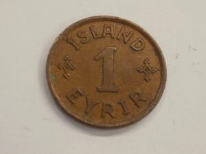 1926 1 Eyrir Iceland Coin