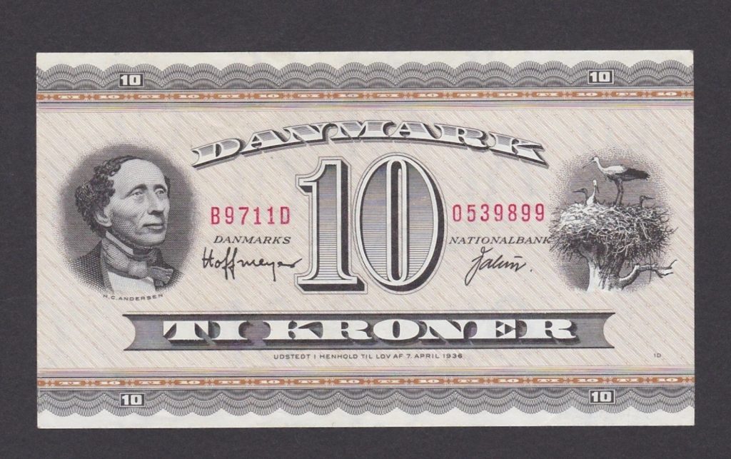 DENMARK 10 Kroner, 1971