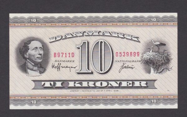 DENMARK 10 Kroner, 1971