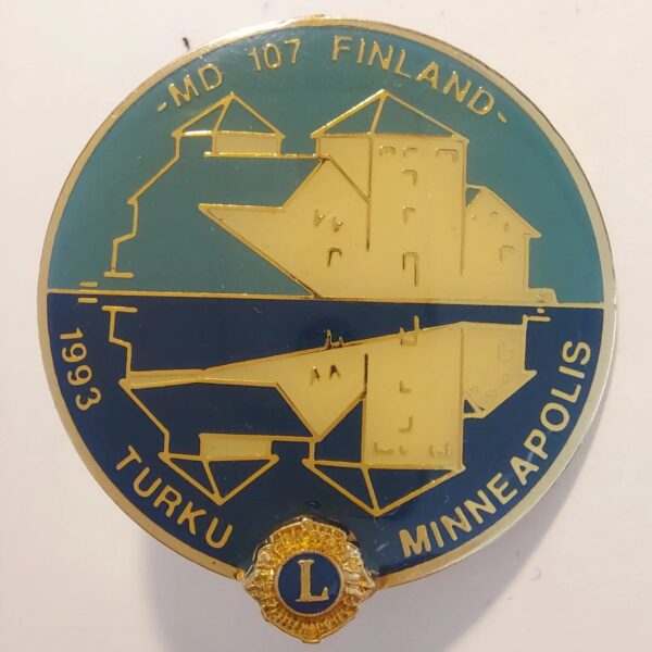 Lions Club - Finland Turku 1993 Pin