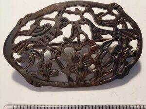 TS-Design Vintage Danish Filigree 925 Sterling Silver Brooch