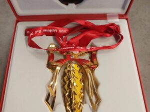 2005 CHRISTMAS MOBILE 24 carat gold plated GEORG JENSEN Christmas Decoration