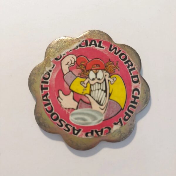 OFFICIAL CHUPA CHUPS METAL POG SLAMMER - Tazos Pogs Caps