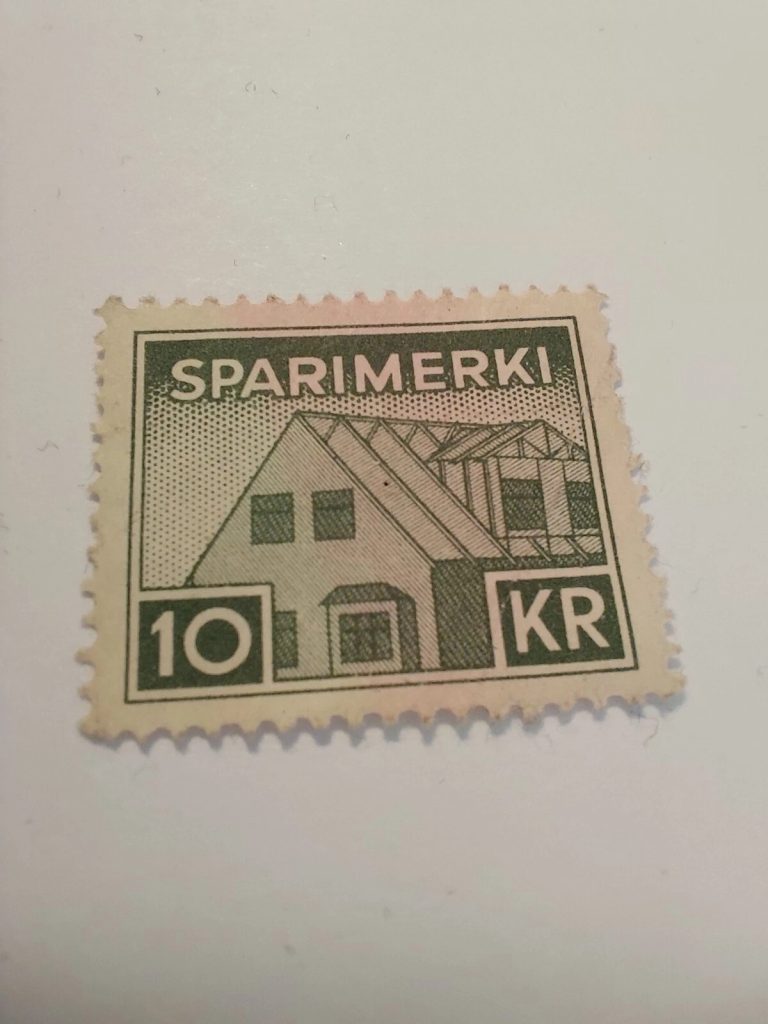 Iceland sparimerki 10 kr savings stamp