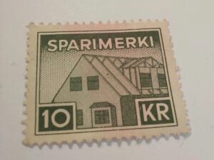 Iceland sparimerki 10 kr savings stamp