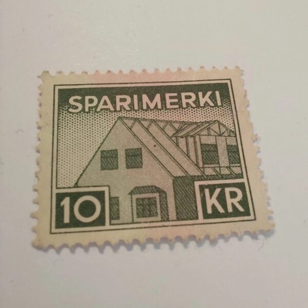 Iceland sparimerki 10 kr savings stamp