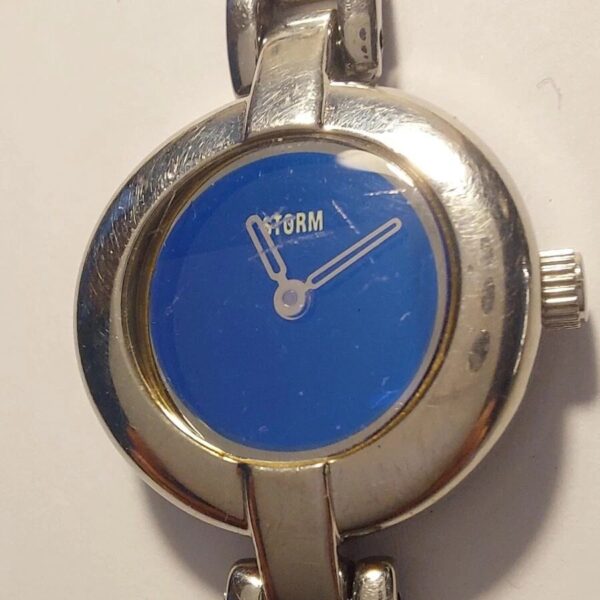 Storm converse ladies watch blue dial stainless steel