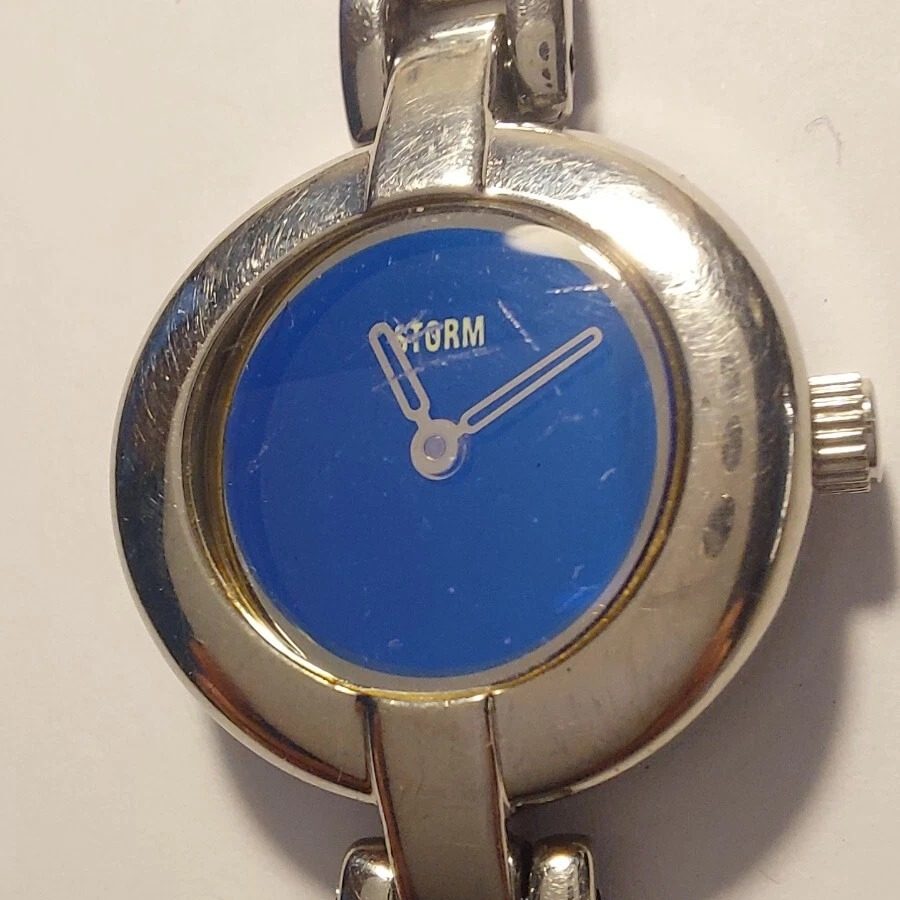 Storm converse ladies watch blue dial stainless steel